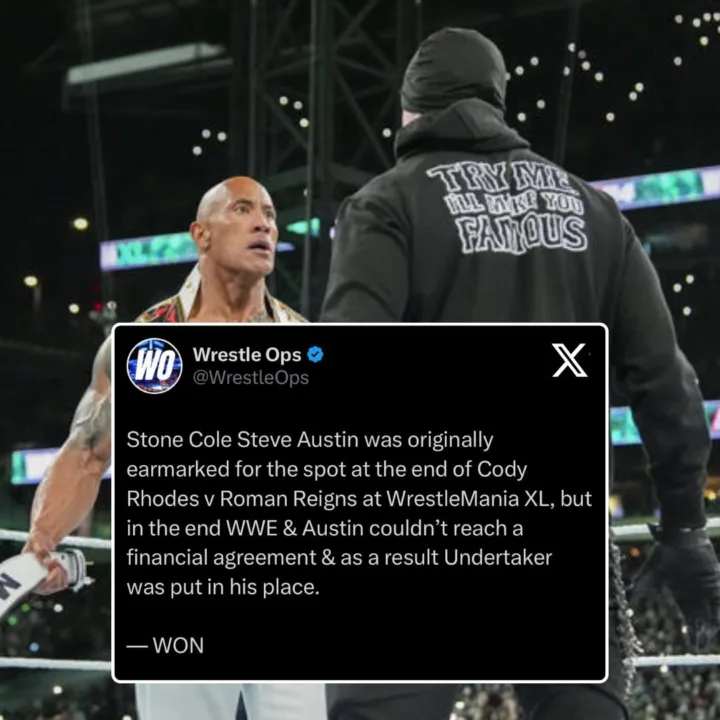 Stone Cold Steve Austin Was Originally Supposed To Take The Undertaker’s Spot At WrestleMania XL