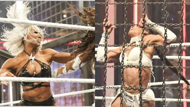 Jade Cargill attacked Naomi and Bianca Belair won the Women's Elimination Chamber match