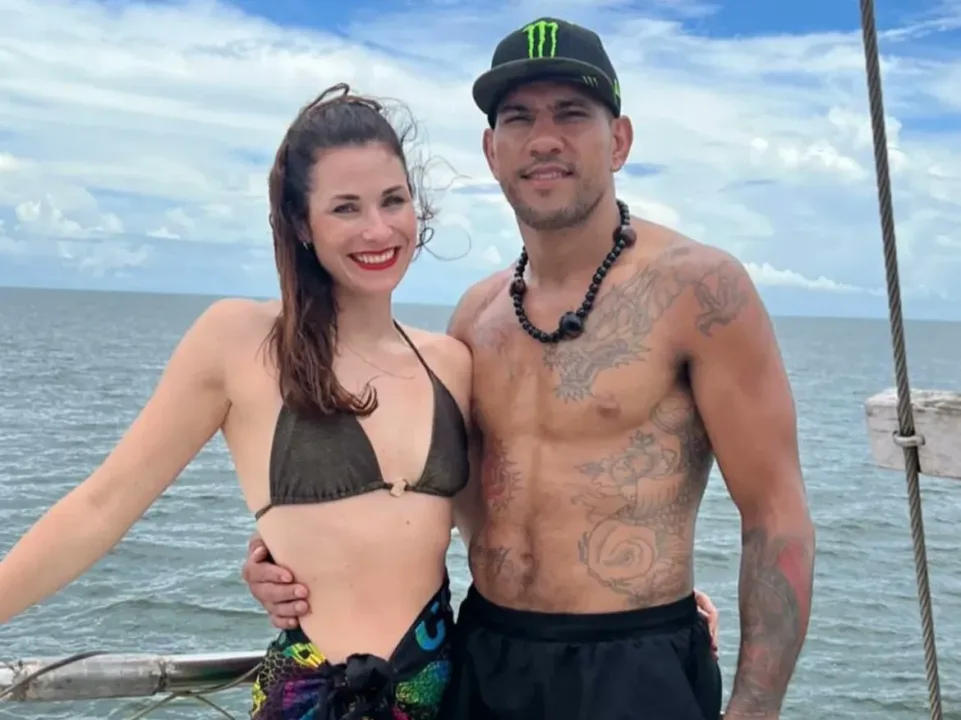 Alex Pereira and christine