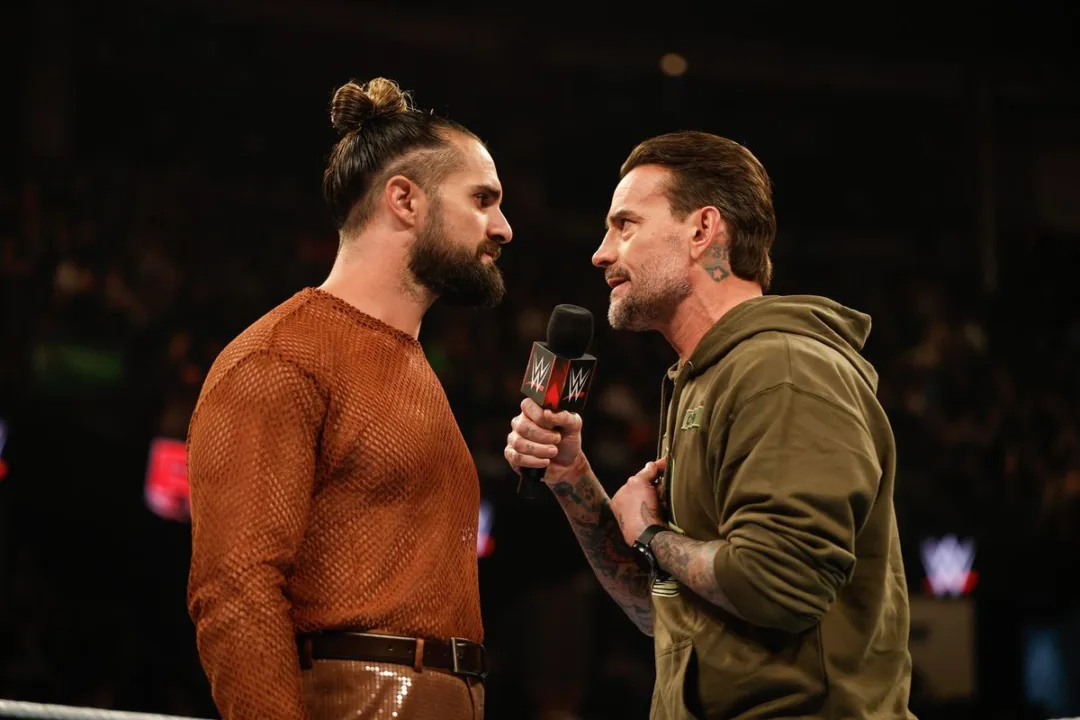 Seth Rollins and CM Punk 