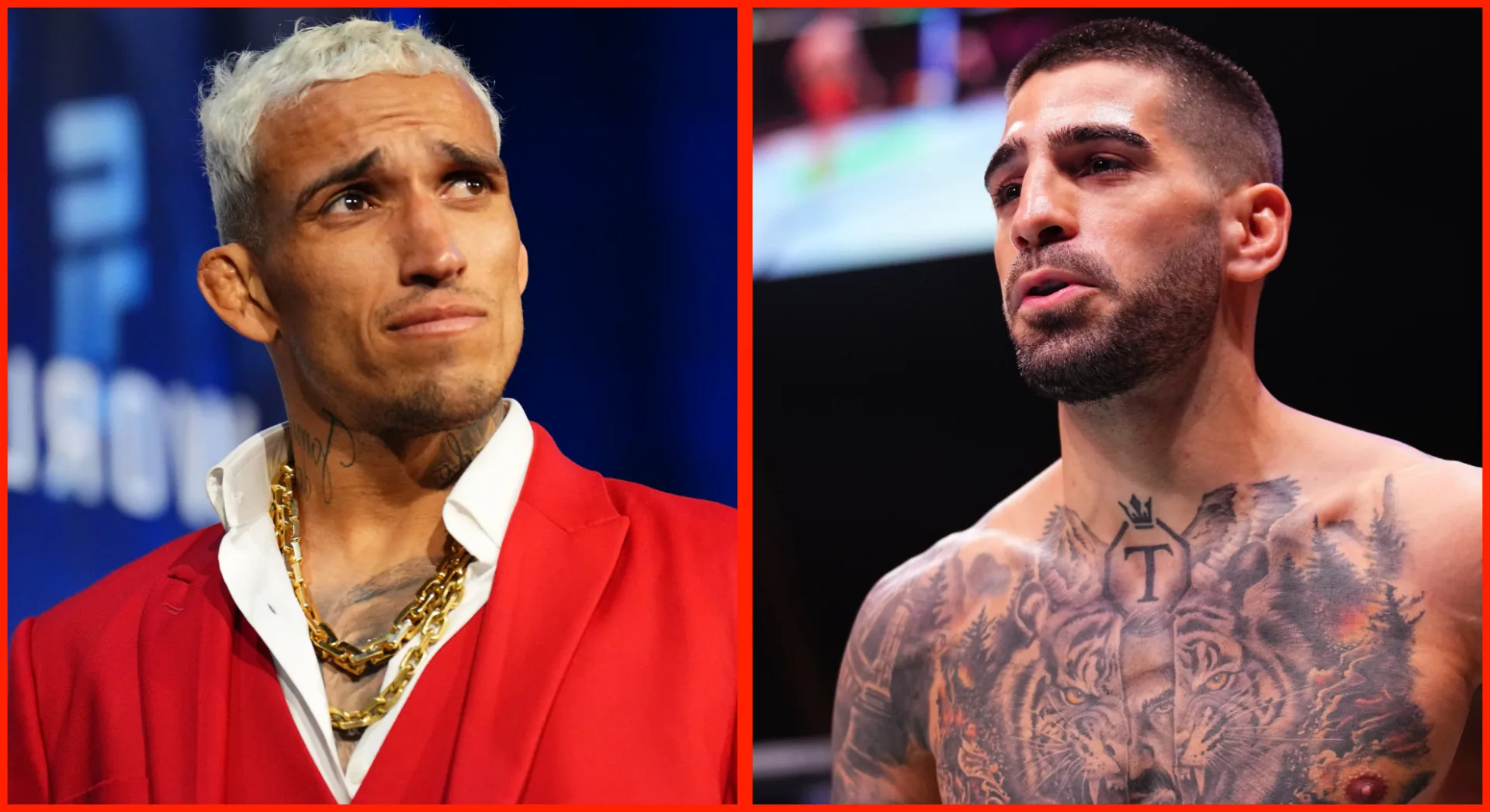 Ilia Topuria vs Charles Oliveira