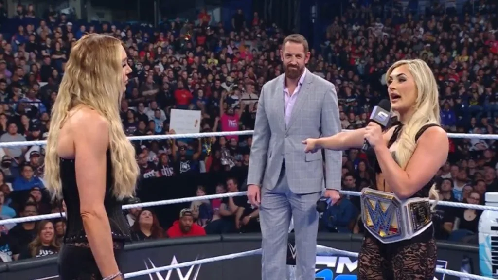 Charlotte Flair and Tiffany Stratton