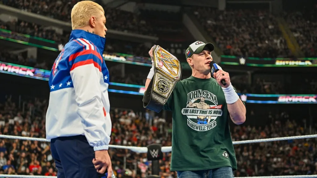 Cody Rhodes and John Cena on SmackDown Aug 1st
