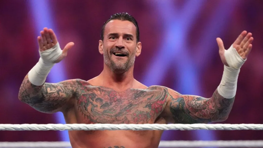 CM Punk at Royal Rumble 2024