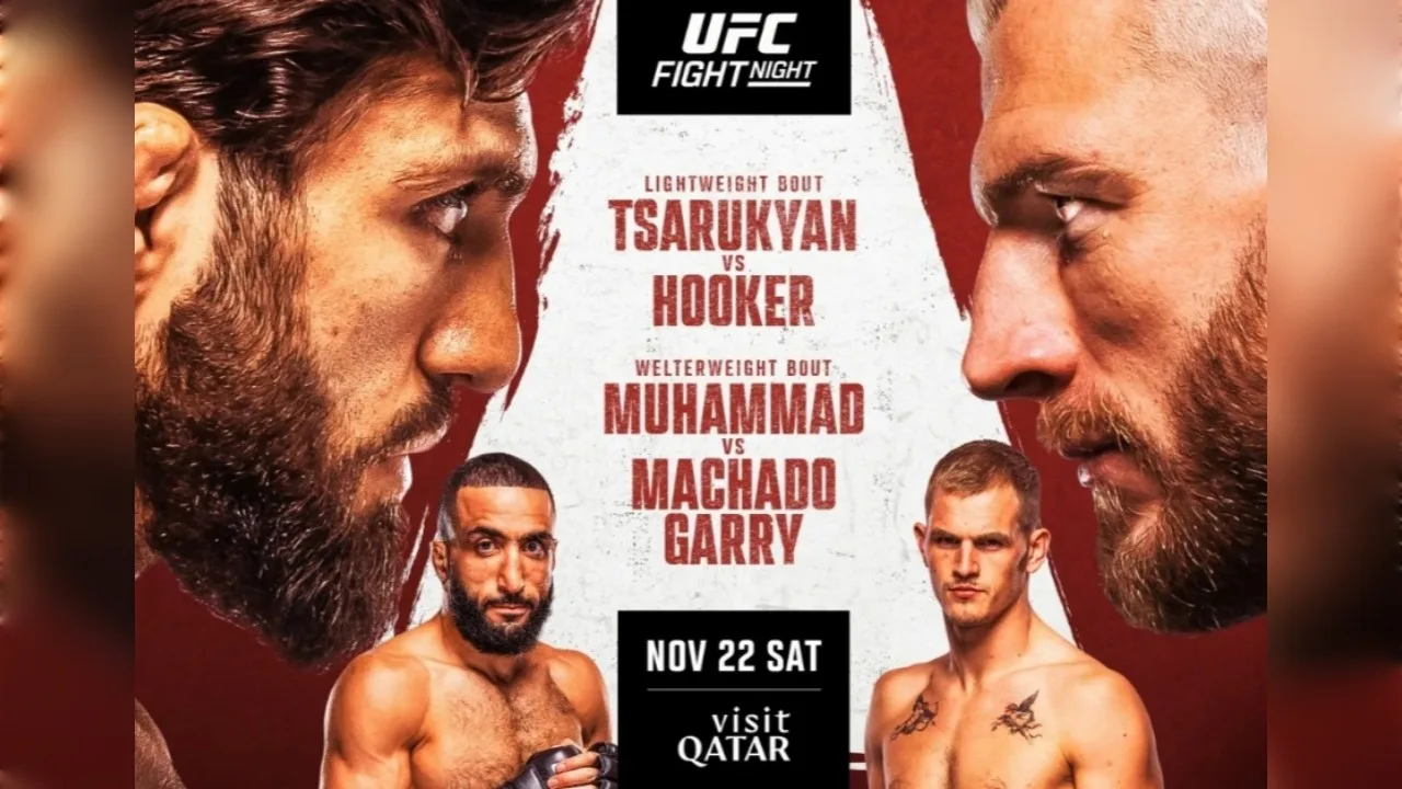 UFC Qatar Full Card: Tsarukyan vs. Hooker Headlines Historic Debut in the Middle East